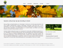 Tablet Screenshot of agentur-gruenraum.com